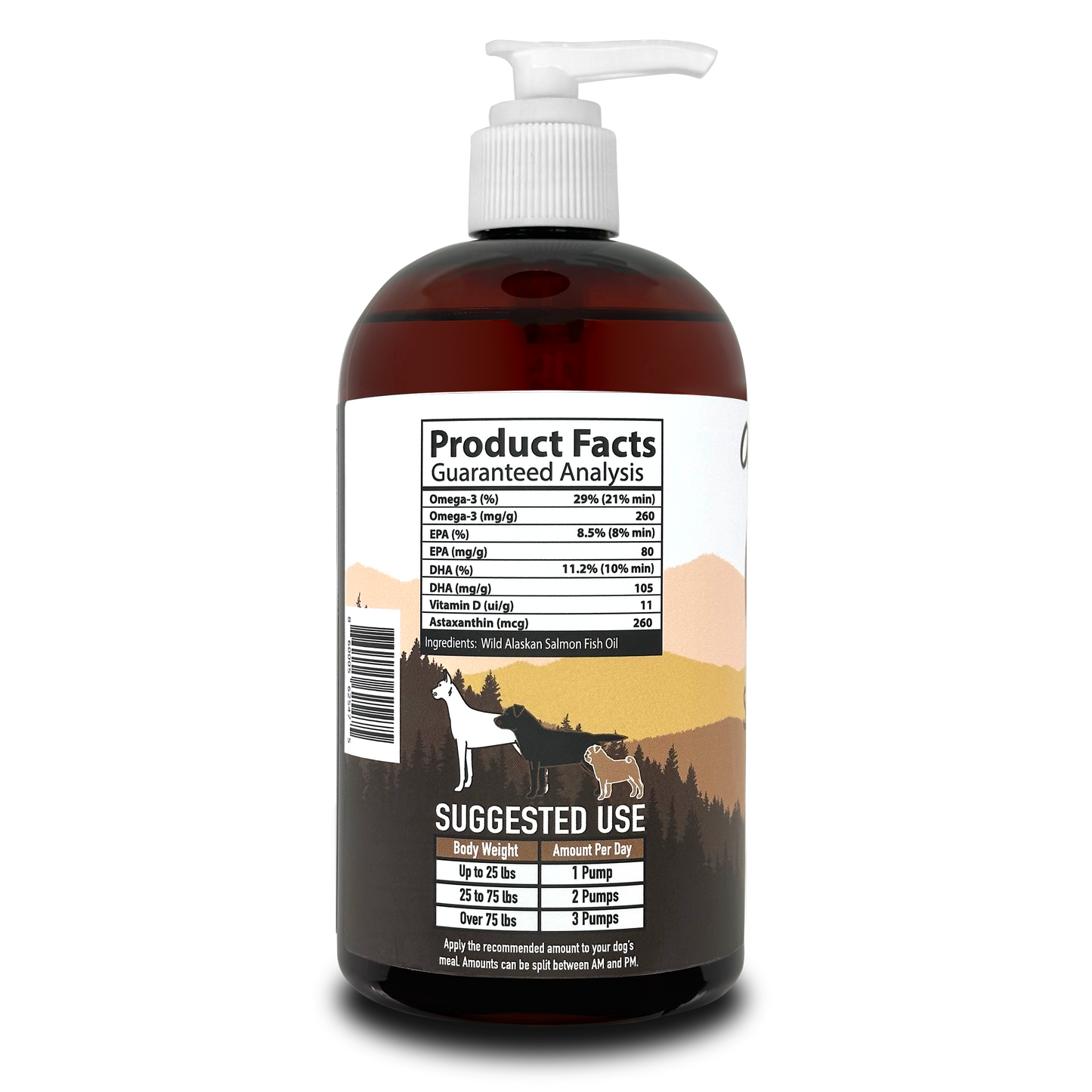 Ol'Buck Salmon Fish Oil 16oz